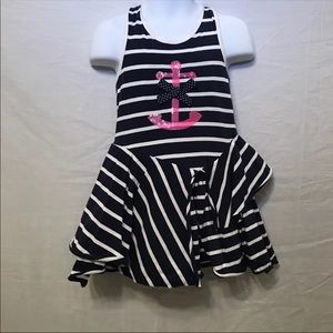 Nautical Anchor Toddler Dress